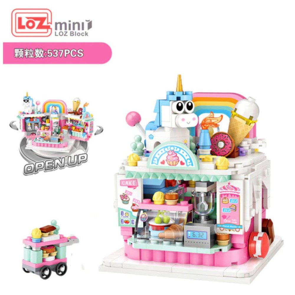 LOZ MINI Blocks - Kids Building Toys DIY Bricks - Dessert Shop